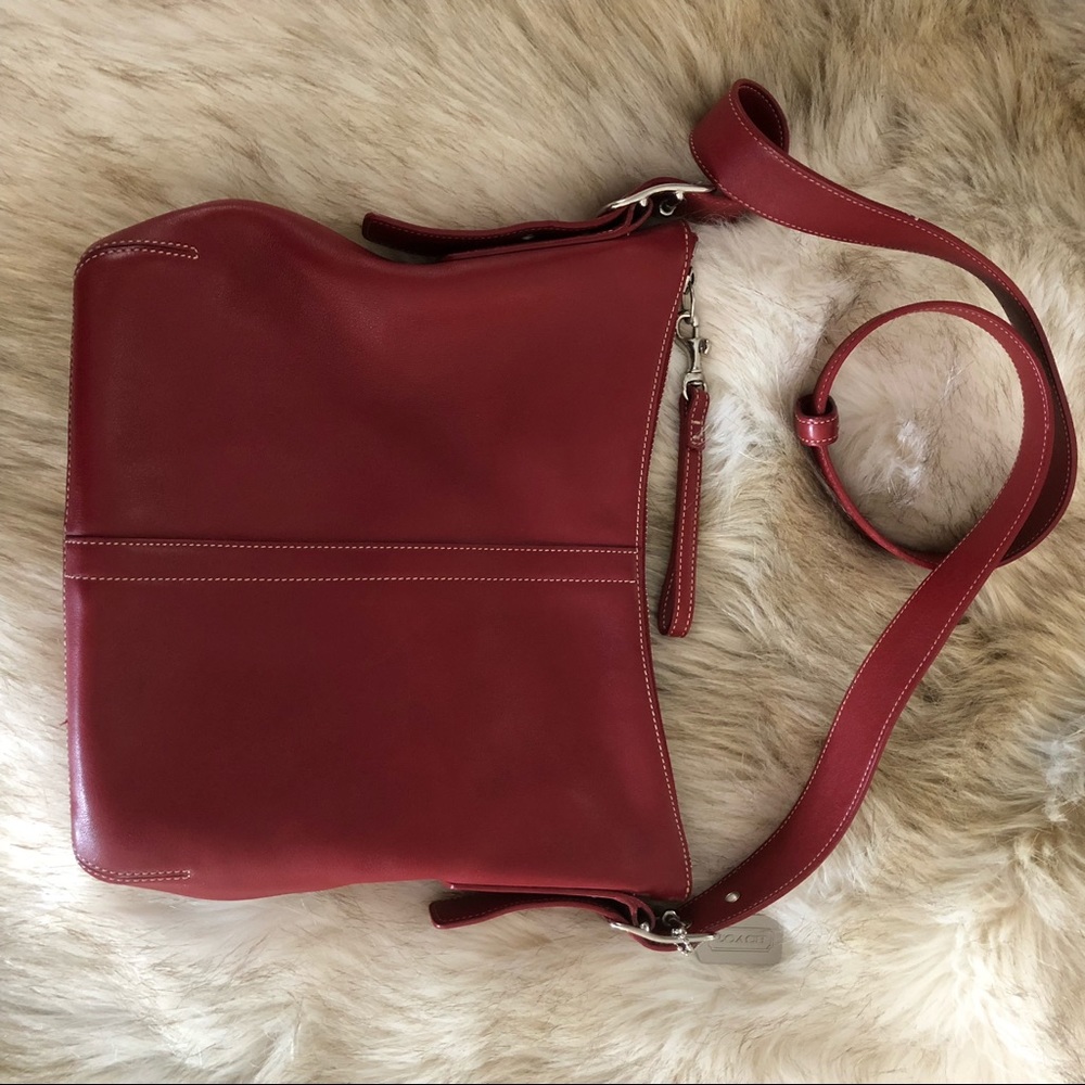 AUTHENTIC Red Coach Purse